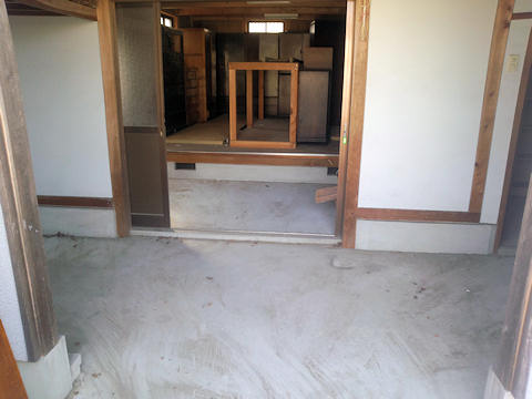 不用品処分作業後