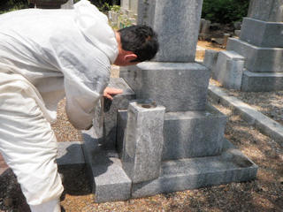 墓掃除